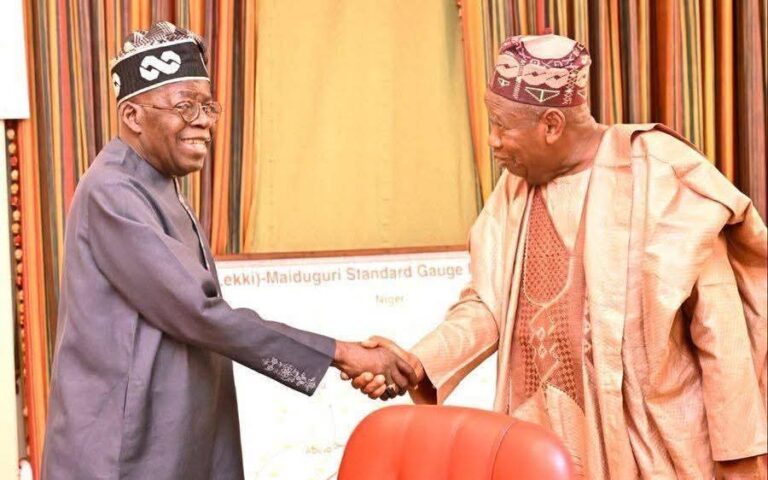 President-bola-tinubu-in-a-handshake-with-abdullahi-ganduje