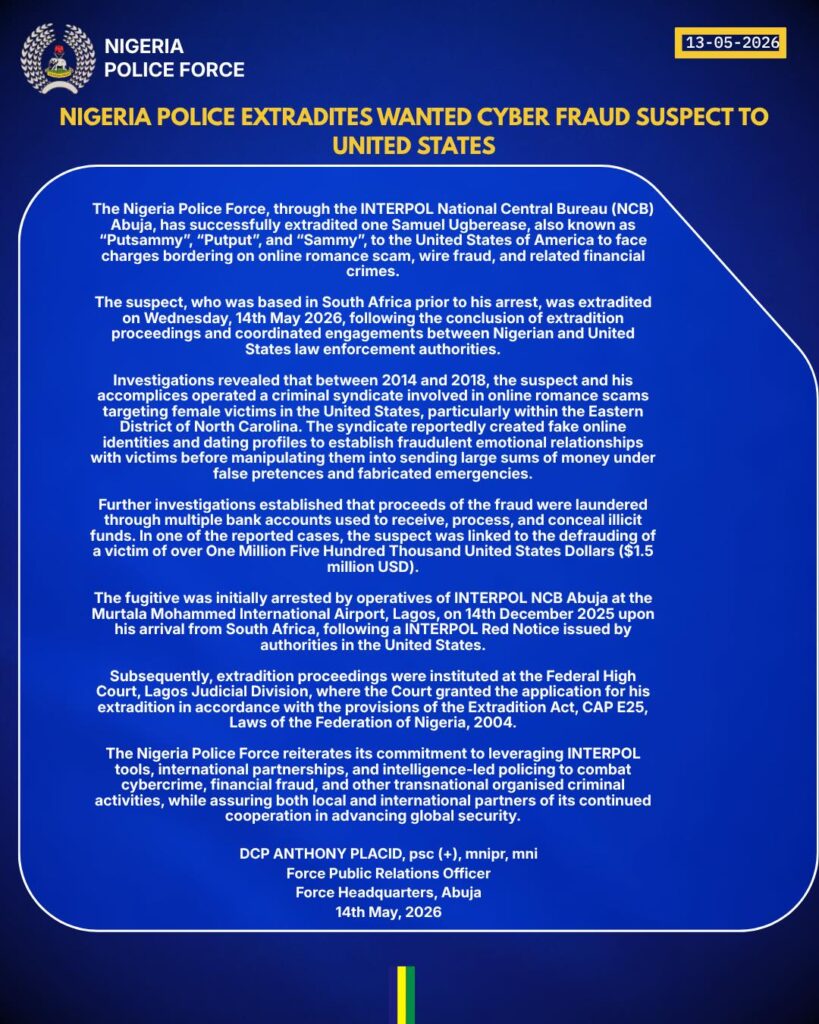 Police official press statement