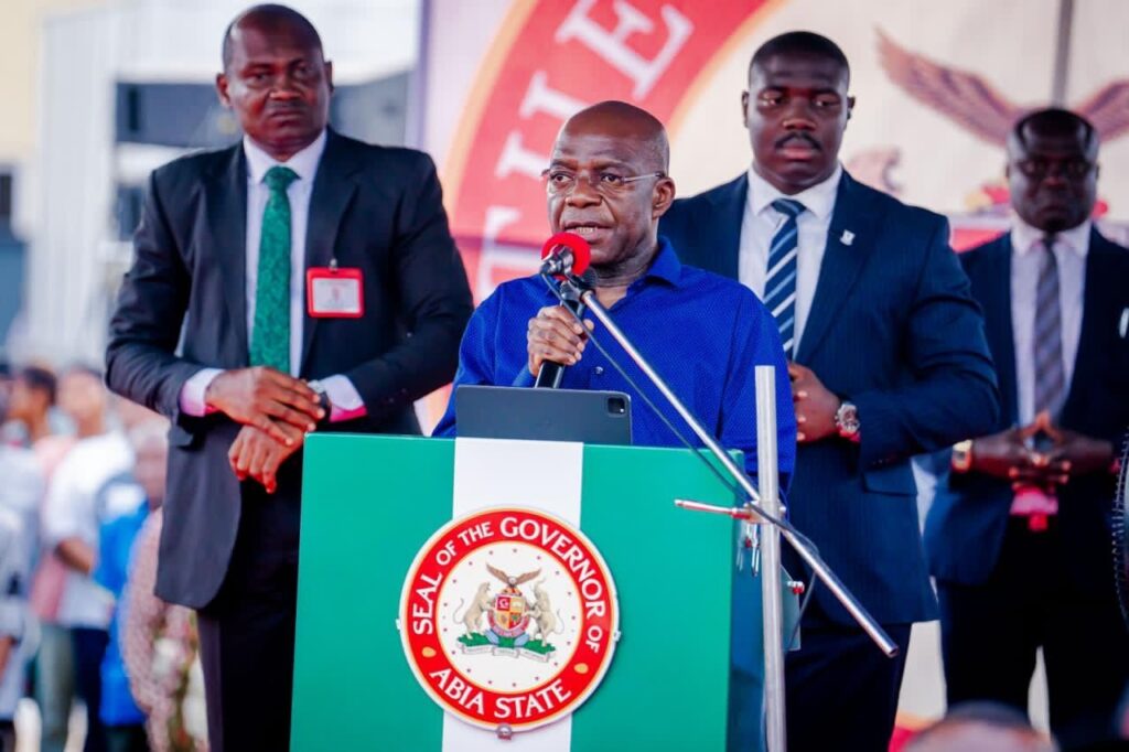 Alex Otti address the Abians