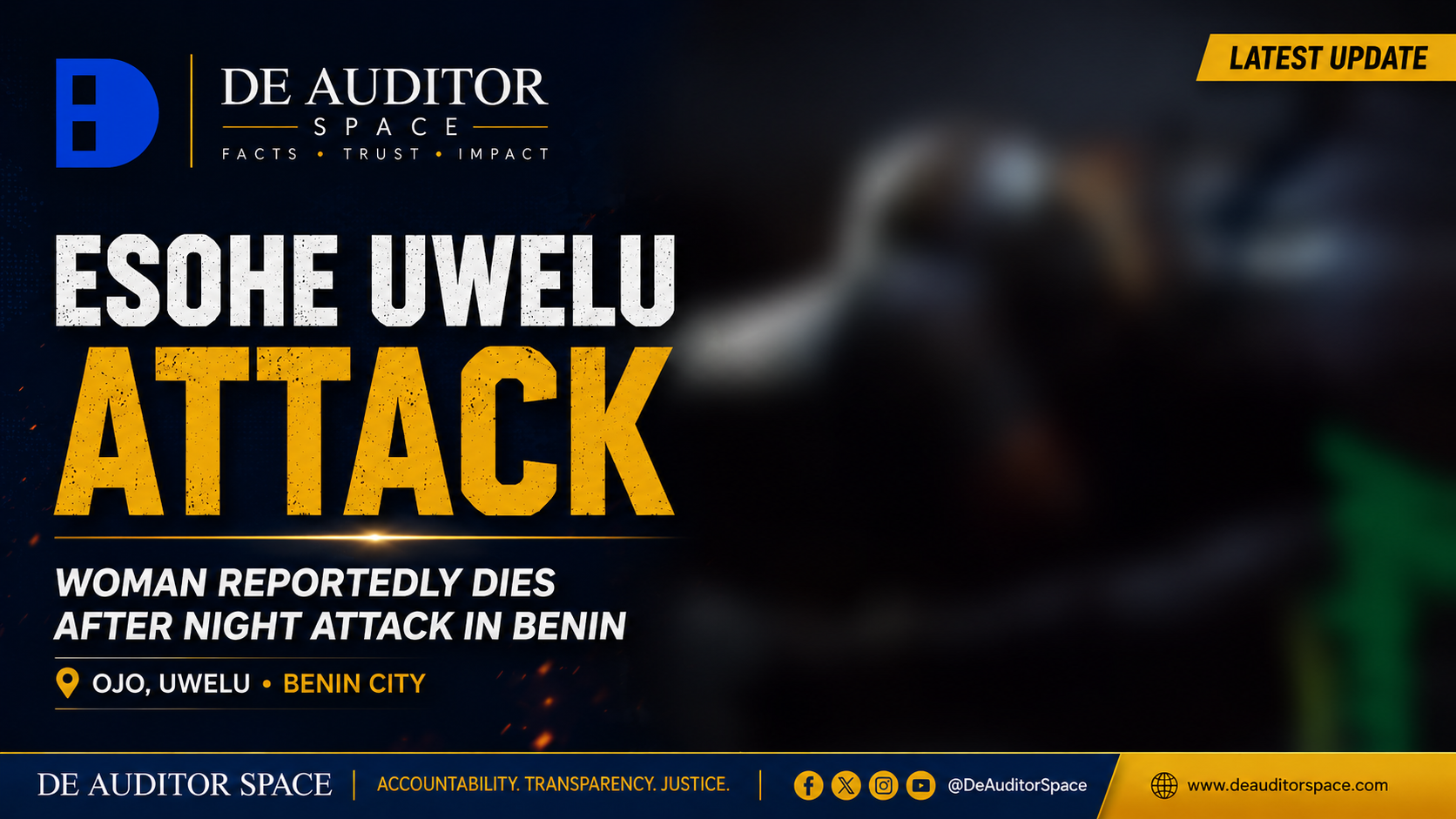 Esohe Uwelu attack reported in Ojo Uwelu Benin City