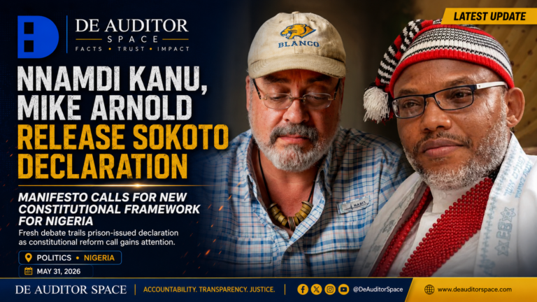 Nnamdi Kanu Sokoto Declaration with Mike Arnold calling for constitutional reform in Nigeria