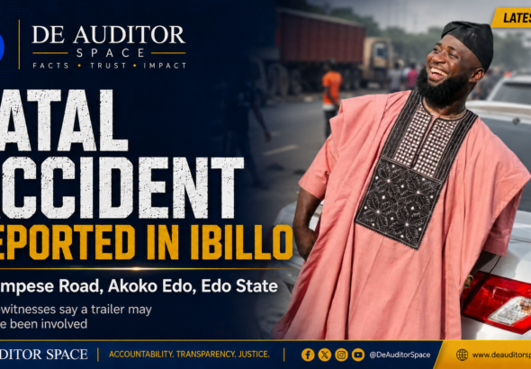 Ibillo Lampese Road accident scene in Akoko Edo Edo State