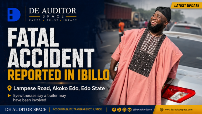 Ibillo Lampese Road accident scene in Akoko Edo Edo State